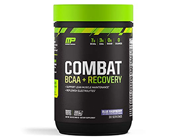 MusclePharm Combat BCAA+ Recovery, Raspberry, 17 Ounce