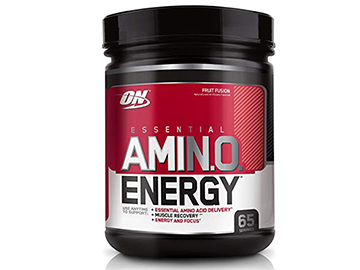 OPTIMUM NUTRITION ESSENTIAL AMINO ENERGY, Fruit Fusion, Keto Friendly Preworkout and Essential Amino Acids with Green Tea and Green Coffee Extract, 65 Servings