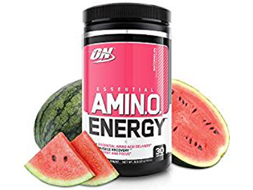 OPTIMUM NUTRITION ESSENTIAL AMINO ENERGY, Watermelon, Keto Friendly Preworkout and Essential Amino Acids with Green Tea and Green Coffee Extract, 30 Servings