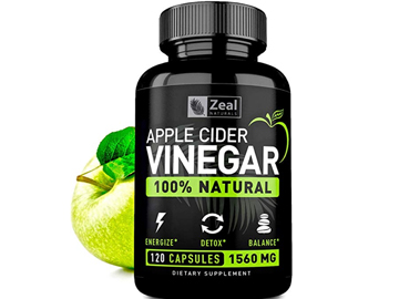 100% Natural Raw Apple Cider Vinegar Pills (1500 mg | 120 Capsules) Pure Apple Cider Vinegar with Cayenne Pepper for Fast Weight Loss Cleanse, Appetite Suppressant, & Bloating Relief