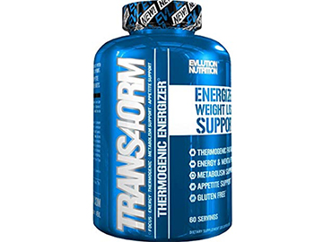 Evlution Nutrition Trans4orm Thermogenic Energizing Fat Burner Supplement, Increase Weight Loss, Energy and Intense Focus (Trans4orm 60 Serving)