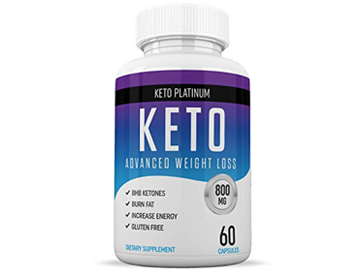 Keto Pills from Shark Tank - Ketogenic Fat Burner - for Women & Men - Promotes Healthy Energy Levels - Burn Belly Fat Fast - Carb Blocker - Keto Platinum - 60 Capsules